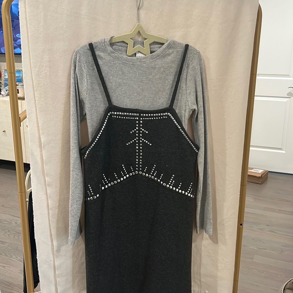Never worn zara two piece dress